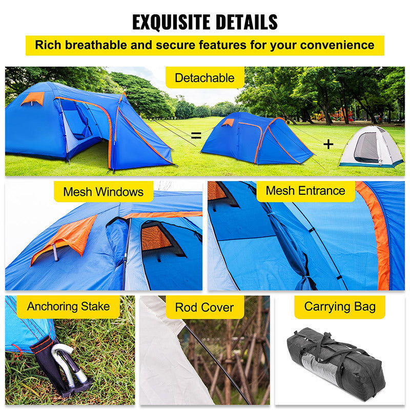 Outdoor Hiking Portable Easy Camping Tent for 3 -5 Person Doba
